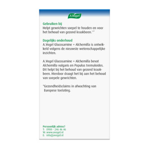 A.Vogel Glucosamine + Alchemilla - 25.55 euro