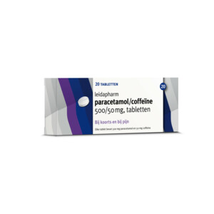 Leidapharm Paracetamol / Coffeine 500 mg / 50 mg - 1.49 euro