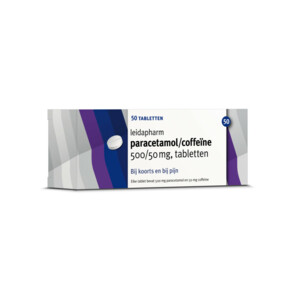 Leidapharm Paracetamol / Coffeine 500 mg / 50 mg - 2.49 euro