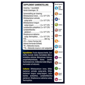 3x Lucovitaal Bioticomel Mix van 6 Bacteriënstammen - 23.98 euro