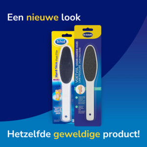 2x Dr. Scholl's Voetvijl Voor Harde Huid Dubbelzijdig Carbon - 7.48 euro