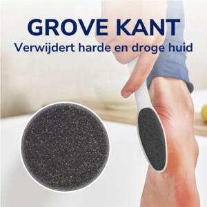 2x Dr. Scholl's Voetvijl Voor Harde Huid Dubbelzijdig Carbon - 7.48 euro