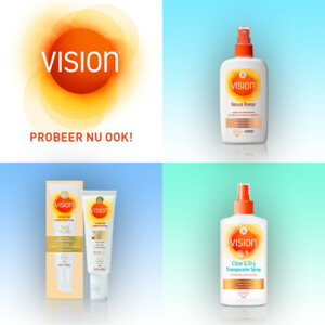 2x Vision Zonnebrand Every Day Sun SPF 30 Mini - 4.59 euro