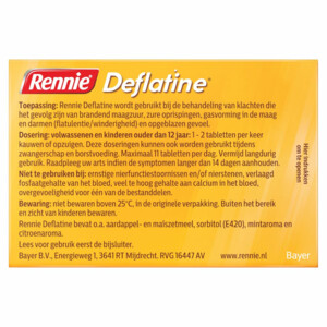 Rennie Deflatine - 9.99 euro