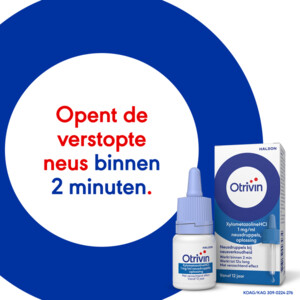 Otrivin Druppels Met Verzachtend Effect vanaf 12 jaar - 5.89 euro