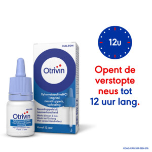 Otrivin Druppels Met Verzachtend Effect vanaf 12 jaar - 5.89 euro