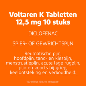Voltaren K 12,5 mg - 3.59 euro