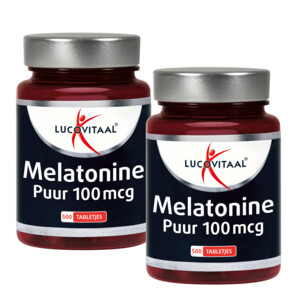3x Lucovitaal Melatonine 100mcg DUO Pack - 15.58 euro