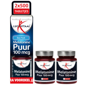 3x Lucovitaal Melatonine 100mcg DUO Pack - 15.58 euro