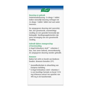 A.Vogel Echinaforce Sterk + Vitamine C - 12.79 euro