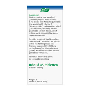 A.Vogel Echinaforce Sterk + Vitamine C - 12.79 euro