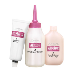 2x L'Oréal Casting Crème Gloss Semi-Permanente Haarkleuring 454 Mahonie Koperbruin - 27.81 euro