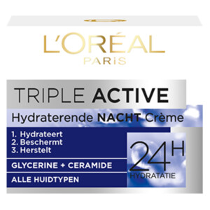 L'Oréal Triple Active Nachtcrème - 10.45 euro