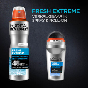 6x L'Oréal Men Expert Deodorant Roller Fresh Extreme - 16.38 euro