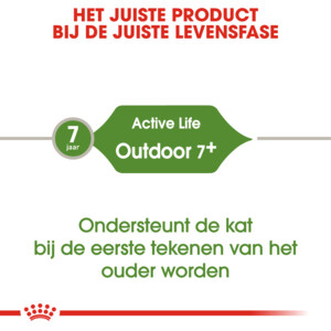 Royal Canin Kattenvoer Droog Outdoor 7+ 10 kg