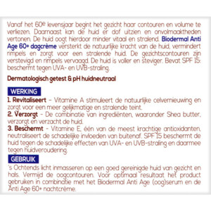 Biodermal Dagcrème Anti-Age 60+ - 43.99 euro