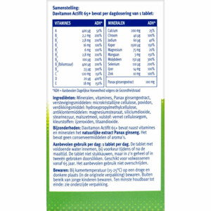 4x Davitamon Actifit 65+ - 53.98 euro