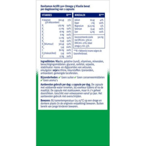 2x Davitamon Actifit 50+ Omega-3 Visolie - 70.37 euro