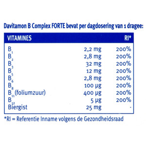 2x Davitamon B Complex Forte - 13.49 euro