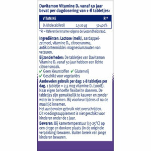 Davitamon Vitamine D3 Vanaf 50 Jaar - 11.99 euro