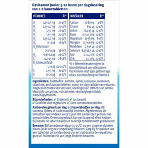 2x Davitamon Junior 3+ Kauwvitamines Banaan - 37.29 euro