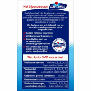 Davitamon Junior 3+ Kauwvitamines Framboos - 18.15 euro