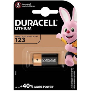 5x Duracell Ultra Foto Batterij 123 - 40.38 euro