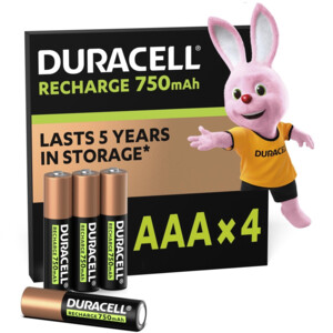 Duracell Oplaadbare Batterijen Plus AAA - 15.79 euro