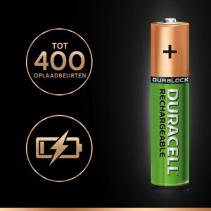 Duracell Oplaadbare Batterijen Plus AAA - 15.79 euro