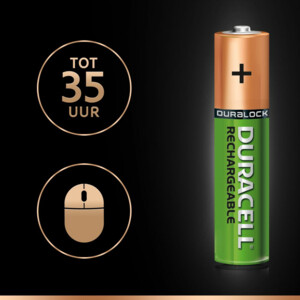 Duracell Oplaadbare Batterijen Plus AAA - 15.79 euro