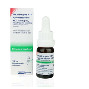 Healthypharm Neusdruppels 1 mg/ml Xylometazoline - 2.19 euro