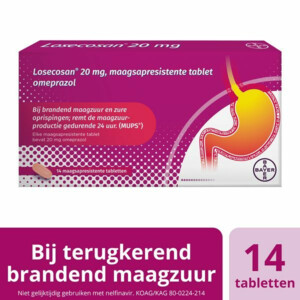 Losecosan Bij Terugkerend Brandend Maagzuur - 14.15 euro