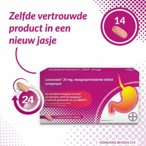 Losecosan Bij Terugkerend Brandend Maagzuur - 14.15 euro