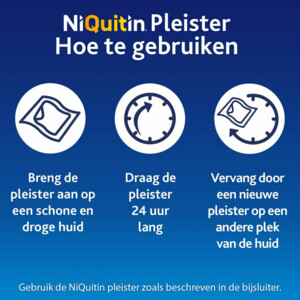 Niquitin Clear Nicotinepleisters 21 mg Stap 1 - 35.95 euro