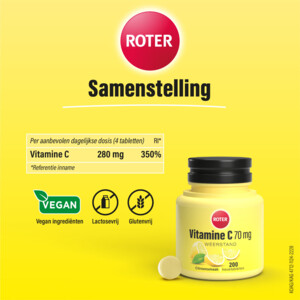 Roter Vitamine C 70 mg Citroen - 6.99 euro