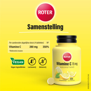 Roter Vitamine C 70 mg - 12.35 euro