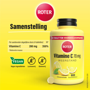 Roter Vitamine C 70 mg Citroen - 21.99 euro