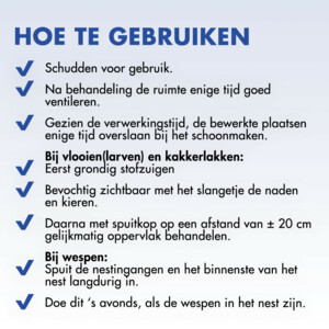 Roxasect Spuitbus tegen Kruipende Insecten en Wespen - 11.39 euro