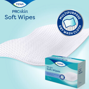 TENA Proskin Soft Wipes 30 x 32 cm - 12.15 euro