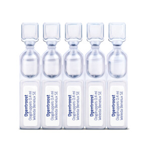 3x WELEDA Ogentroost Oogdruppels Ampullen - 43.24 euro