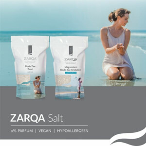 Zarqa 100% Dode Zeezout Navulzak - 7.99 euro