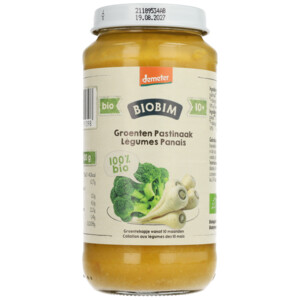 Biobim Maaltijd 10+ mnd Groenten & Pastinaak - 2.15 euro