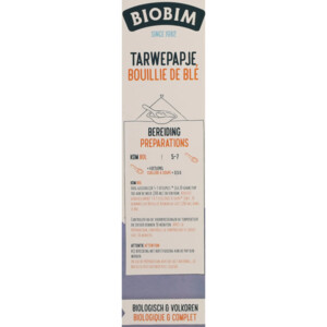 Biobim Papje 12+ mnd Tarwe - 4.89 euro