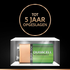 Duracell Oplaadbare Batterij Ultra 9V - 14.39 euro