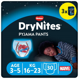 Huggies DryNites Absorberende Luierbroekjes Jongens 3-5 jaar - 7.25 euro