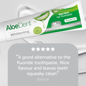 3x Aloe Dent Tandpasta Whitening - 17.57 euro
