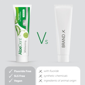 3x Aloe Dent Tandpasta Whitening - 17.57 euro
