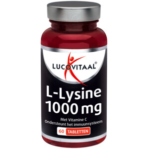 2x Lucovitaal L-Lysine 1000 mg - 15.99 euro