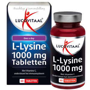 2x Lucovitaal L-Lysine 1000 mg - 15.99 euro