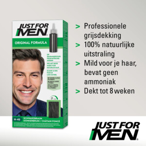 Just for Men Haarkleuring Donkerbruin H45 - 11.89 euro